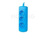 POWER STRIP ARMAC ARCOLOR 3 3.0M BLUE 3X 230V FRENCH OUTLETS