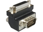 Adapter Dvi-I(M)(24+5) Dual Link->Vga(M) Kątowy 90” Delock