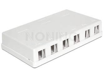 KEYSTONE SURFACE MOUNTED BOX 6 PORT DELOCK