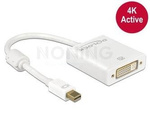 DELOCK ADAPTER MINI DISPLAYPORT 1.2 MALE > DVI FEMALE 4K ACTIVE WHITE 62604