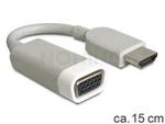 ADAPTOR HDMI-A(M)->VGA (F) 15CM CABLE DELOCK