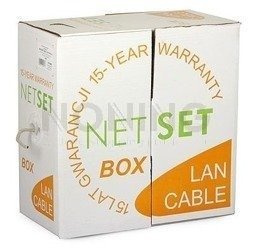CAT 5e UTP Cable: NETSET BOX U/UTP 5e [305m] (indoor, Dca-s1,d2,a1)