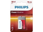 BATTERY PHILIPS POWER ALKALINE LR9 6LR61 9V (1 PC)