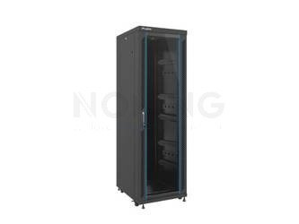 SZAFA INSTALACYJNA RACK STOJĄCA 19" 37U 600X800 CZARNA DRZWI SZKLANE LANBERG (FLAT PACK)