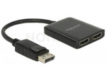 SPLITTER VIDEO DELOCK DISPLAYPORT 1.2->2X HDMI 4K ON CABLE 25CM