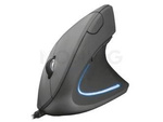 MOUSE TRUST VERTO VERTICAL 1600DPI GRAY