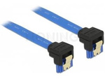 DELOCK CABLE SATA 6 GB/S RECEPTACLE DOWNWARDS ANGLED > SATA 1 M BLUE