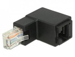 Adapter Rj45(M)->Rj45(F) Kątowy Kat.6 Delock