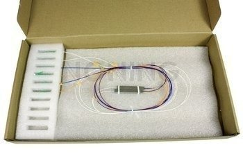 Splitter PLC LC/APC, SM G657A2 0.9mm, 1x2 (STEEL BOX)