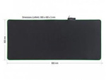 MOUSE PAD DELOCK RGB LED BLACK 900X400MM