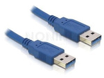 USB-A M/M 3.0 CABLE 0.5 M BLUE