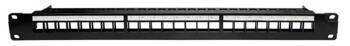 2LAN Panel krosowy teleinformatyczny 1U 24-portowy, niewyposażony