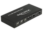Switch Kvm Delock 2x Hdmi Usb+Audio Pc/Mac