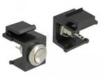 KEYSTONE MODULE PUSH-BUTTON BLACK DELOCK