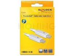 THUNDERBOLT M/M CABLE 0.5M WHITE DELOCK