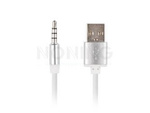 CABLE USB-A(M)->JACK(M) 4 PIN 3.5MM FOR APPLE 1M