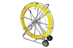 Fibre optic cable duct rodder 300m, 11mm (fibreglass + stand)