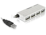 Hub Usb 2.0 Delock 4-Porty Biały