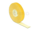 DELOCK HOOK-AND-LOOP FASTENERS L 3 M X W 13 MM ROLL YELLOW