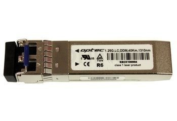 SFP Dual OPTEC, 1.25G, SM LC, 22dB (40km), TX1310, DDM (GLC-LX-SM)