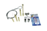 Repair kit and accessories for cable duct rodder