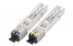 KOMPLET MODUŁÓW SFP WDM 1000Base-BX SM 1310/1550nm 20KM SC DDM