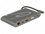 DELOCK USB TYPE-C™ 3.1 DOCKING STATION 4K SZARY