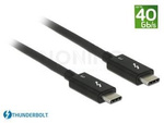 THUNDERBOLT 3 M/M CABLE 0.5M BLACK DELOCK