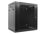 RACK CABINET 19” WALL-MOUNT 12U/600X450 FOR SELF-ASSEMBLY (FLAT PACK) BLACK LANBERG