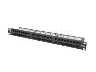 PATCH PANEL 48 PORT 1U CAT.5E BLACK LANBERG