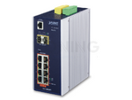 Switch Planet Igs-10020pt 8x 1gb Base-T Poe/2x 1gb Base- Sfp Przemysłowy Zarządzalny L2+ Din Rail