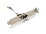 CCDB9RECEPTACLE DB9 SERIAL PORT RECEPTACLE ON BRACKET HOUSING, 25CM, BULK PACKAGE