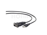 USB TO SERIAL PORT CONVERTER DB9M WIN8 COMPATIBLE BLACK