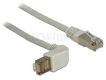 PATCHCORD CAT.6 SSTP 2M ANGLED LS0H COPPER GREY DELOCK