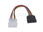 MOLEX(M)->SATA(F) CABLE 15CM NATEC EXTREME MEDIA (BLISTER)