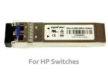SFP+ OPTEC, 10G, SM LC, 11,4dB DFB/PIN (20km), TX1310, DDM (SFP-10GBASE-LR) HP