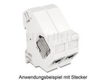DELOCK COVER FOR KEYSTONE DIN-RAIL MOUNTING SHIELD
