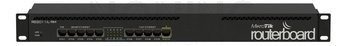 RB2011iL-RM 1U rackmount, 5xEthernet, 5xGigabit Ethernet, PoE out on port 10, 600MHz CPU, 64MB RAM, RouterOS L4