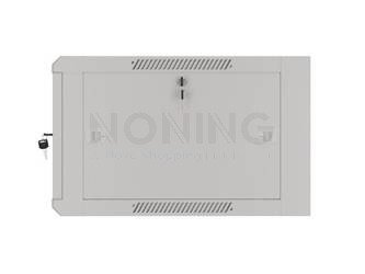 Szafa Instalacyjna Rack Wisząca 19" 6u 570x600 Szybki Montaż Szara Lanberg (Flat Pack)