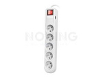 SURGE PROTECTOR NATEC EXTREME MEDIA  SP5 1.5M WHITE