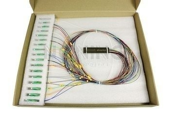 Splitter PLC LC/APC, SM G657A2 0.9mm, 1x32 (STEEL BOX)
