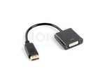 ADAPTER D.PORT(M)->DVI-I(F) (24+5) DUAL LINK 10CM CABLE LANBERG