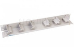 Organizer 1U kabli światłowodowych poziomy