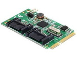 DELOCK MINIPCIE I/O PCIE FULL SIZE 2 X SATA 6 GB/S