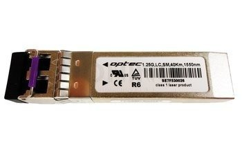 SFP Dual OPTEC, 1.25G, SM LC, 22dB (40km), TX1550, DDM (GLC-ZX-SM)