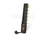 SURGE PROTECTOR ACAR P7 NET 1.5M BLACK (7 OUTLET)