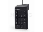 KLAWIATURA GEMBIRD NUMERYCZNA KPD-U-02 CZARNA (USB)