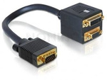 DELOCK ADAPTER VGA MALE TO VGA + DVI 29 FEMALE