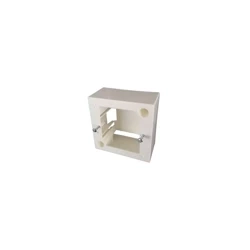 Puszka natynkowa, Mosaic 45x45, 2-modułowa, gł. 40mm, biała