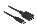 DELOCK ADAPTER SUPERSPEED USB (USB 3.1, GEN 1) USB TYPE-C™ MALE > USB TYPE A FEMALE 15 CM BLACK